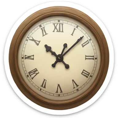 clock that tea sticker