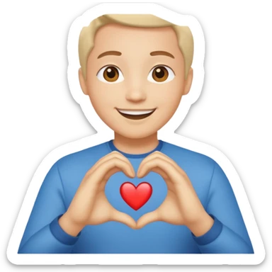 🥹 + 🫶🏻 sticker