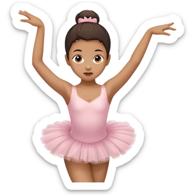 Create an emoji that is rolling his eyes mixed with throwing up and at dance 🩰 sticker