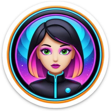 Fashion planet sticker
