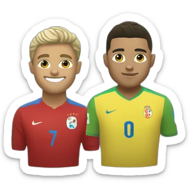 Ronaldo with euro 2024 sticker