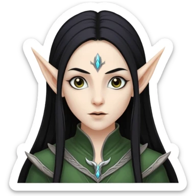 dark elf sticker
