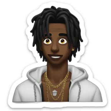 Playboi carti vamp sticker
