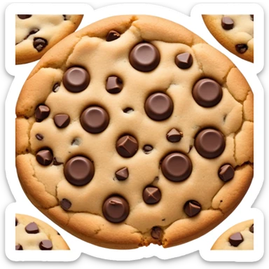 Chocolate chip cookies sticker