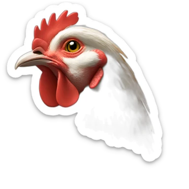Araucana hen sticker