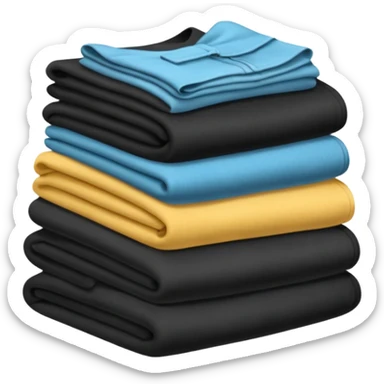 roupa dobrada meia calça sticker