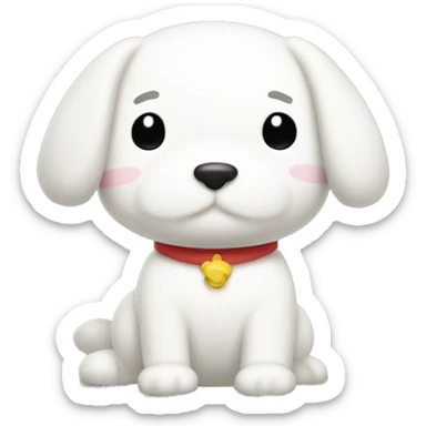 Pochacco from hello kitty  sticker