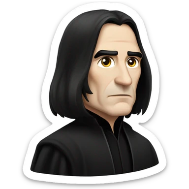 professor severus snape realistic sticker