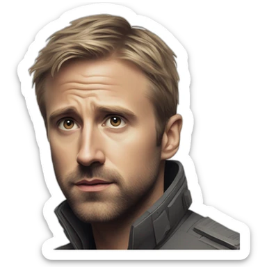 Rayan gosling blade runner 2049 « you look lonely » sticker