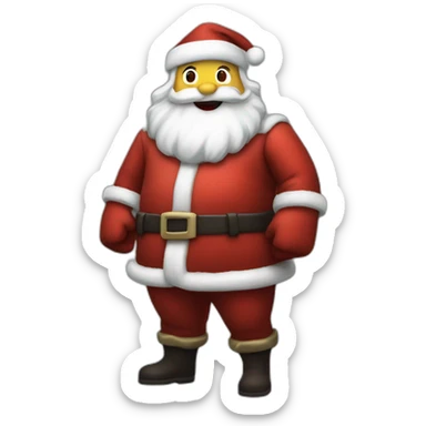 antman santa sticker
