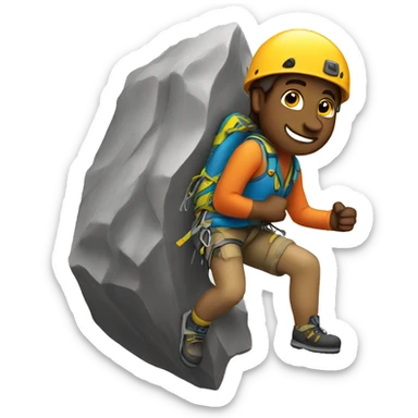 Climber sticker
