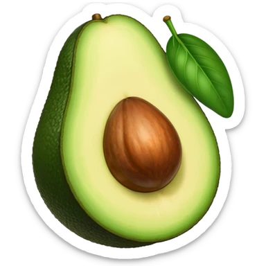 a full Avocado sticker