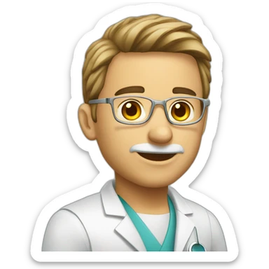 Un pharmacien qui jeté de l'argent sticker