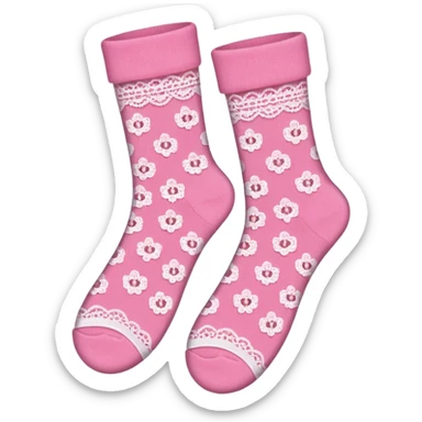 Socks fem sticker