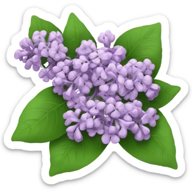 Lilacs the flower sticker