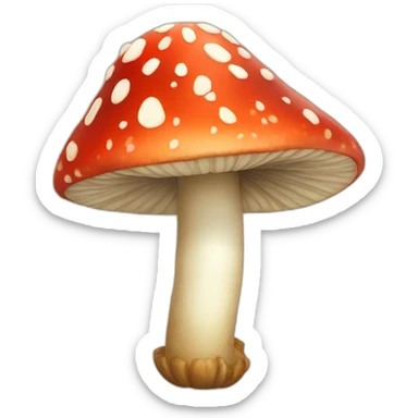 amanita-with-hat sticker