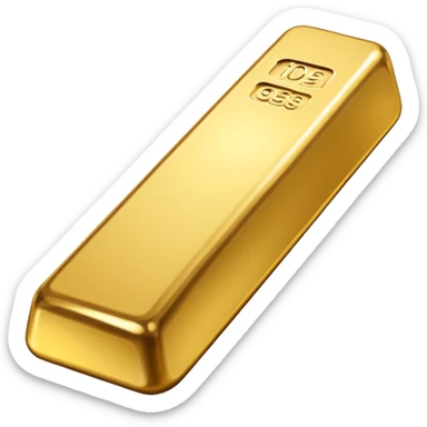 Gold bar sticker