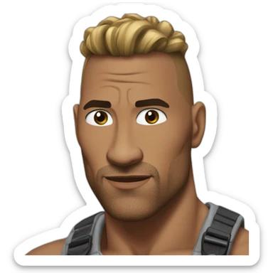 Bonne nuit the rock sticker