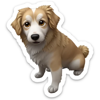 dog with a weapon sticker