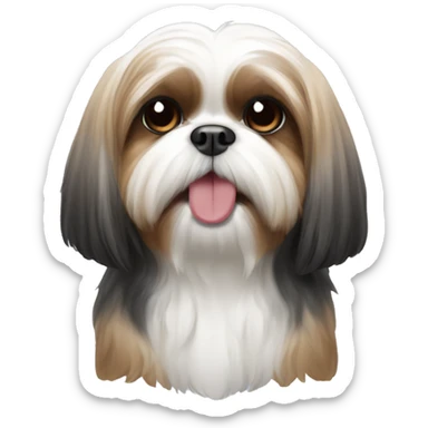A shih-tzu dog  sticker