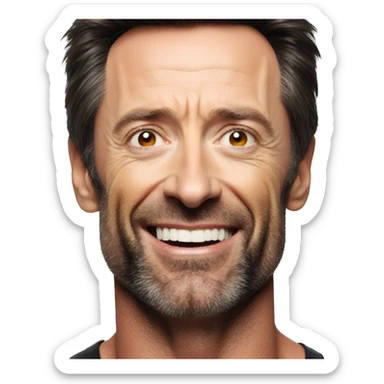 hugh jackman sticker