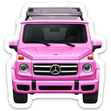 Pink gwagon  sticker