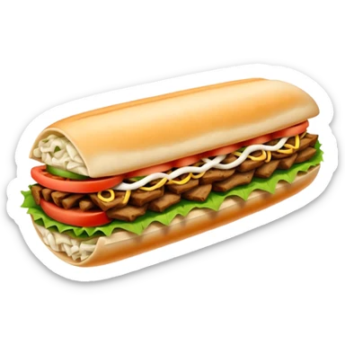 zurna döner 2 metre sticker