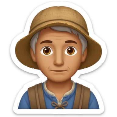 peasant sticker