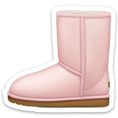 light pink uggs sticker