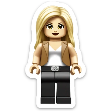 BRITNEY SPEARS whole body lego sticker