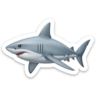 Shark with a yamaka  sticker