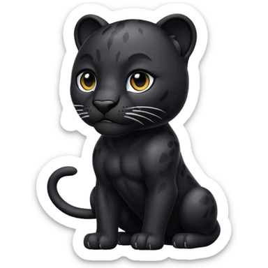 panther animal sticker