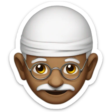 mahatma gandhi sticker
