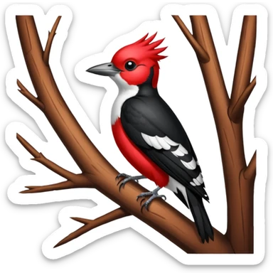 Red-headed woodpecker
 sticker
