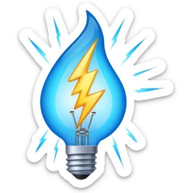 carbon to electricity  sticker