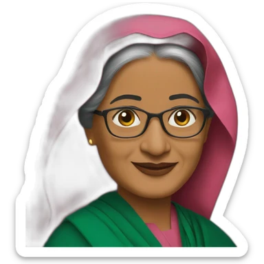 Sheikh Hasina sticker