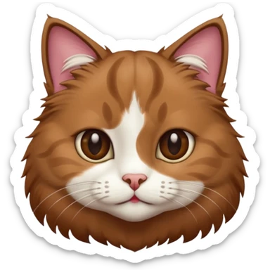 Mocha the cat sticker