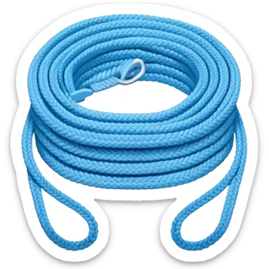 make an emoji of light blue shoe laces sticker