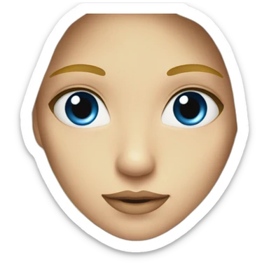 Un blond au yeux bleu sticker