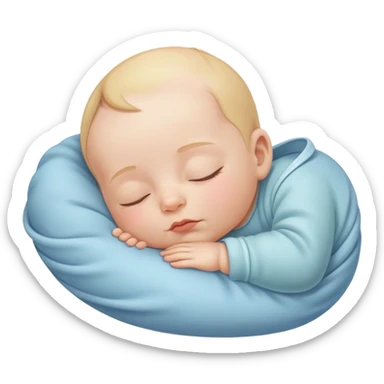 Baby sleeping sticker