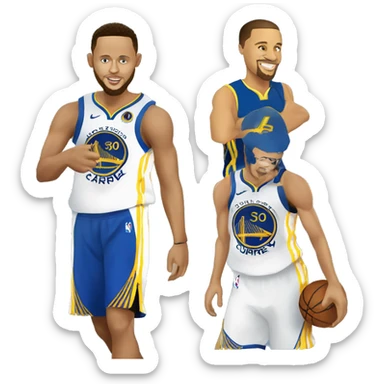 Stephen curry with me sticker