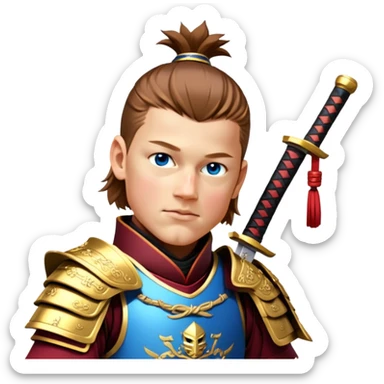 Samurai Leader sticker