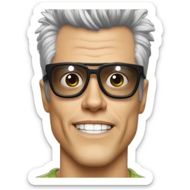 Johnny Knoxville sticker