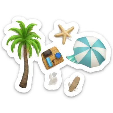 Beach sticker