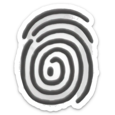 Fingerprint sticker