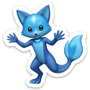 Luxio-Dewott-fusion sticker