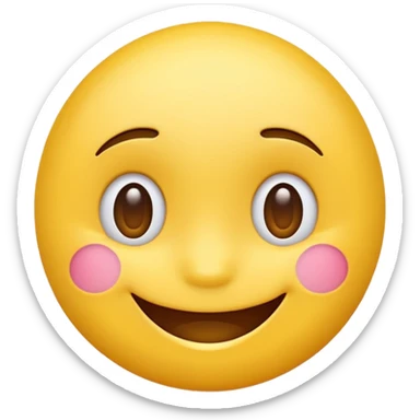 cute emoji style, mobile game emoji,
soft 3D look, smooth gradients,
bold colors, simple shapes,
white outline sticker style,
no realism, no background,
centered, high contrast sticker