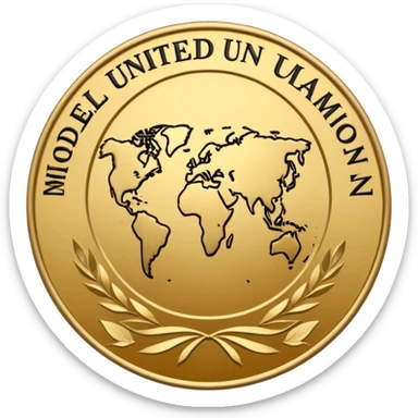 model united nations logo with text that reads : SEAMUN sticker