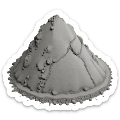 cement powder sticker