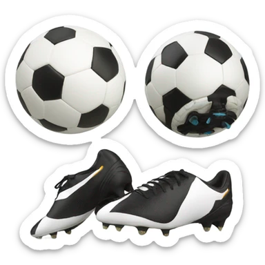 Soccer cleats sticker